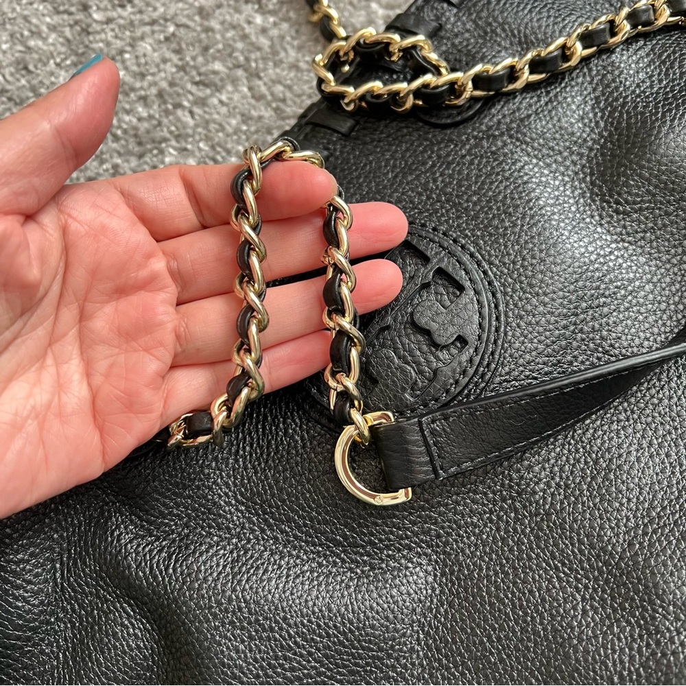 Tory Burch large tote NWT black - Picture 5 of 13